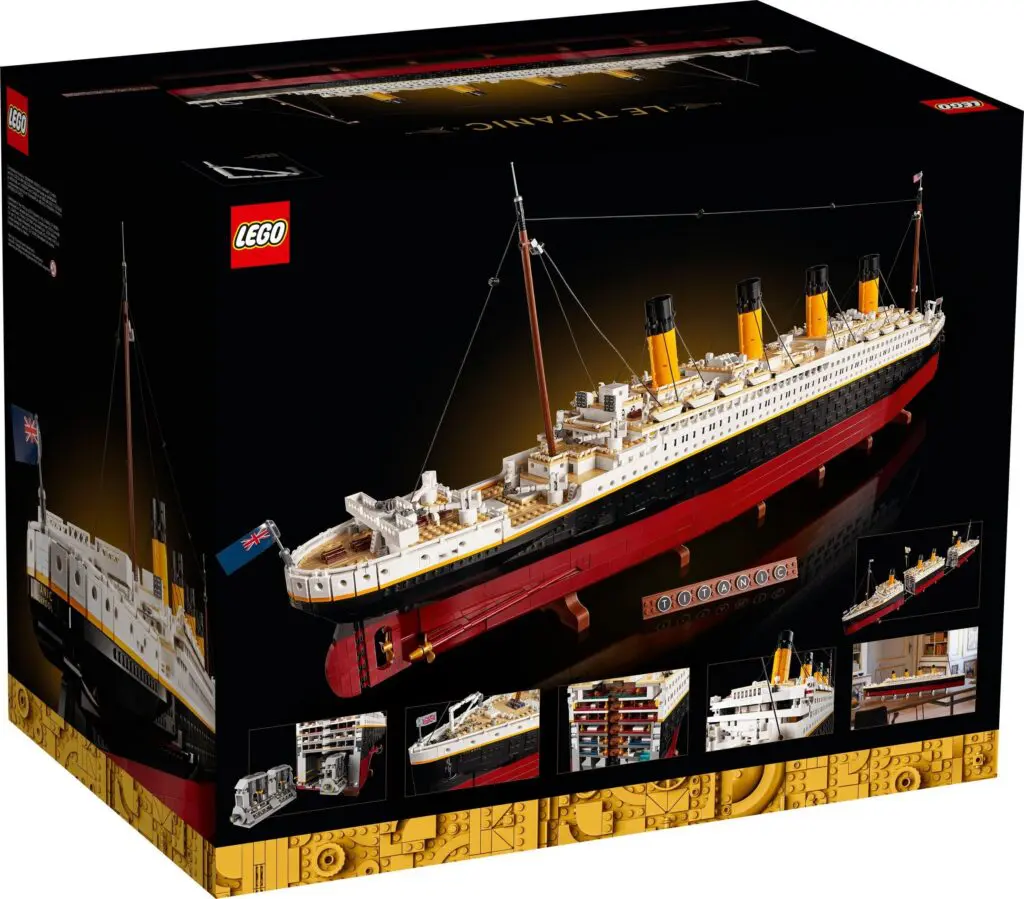 LEGO Titanic model box