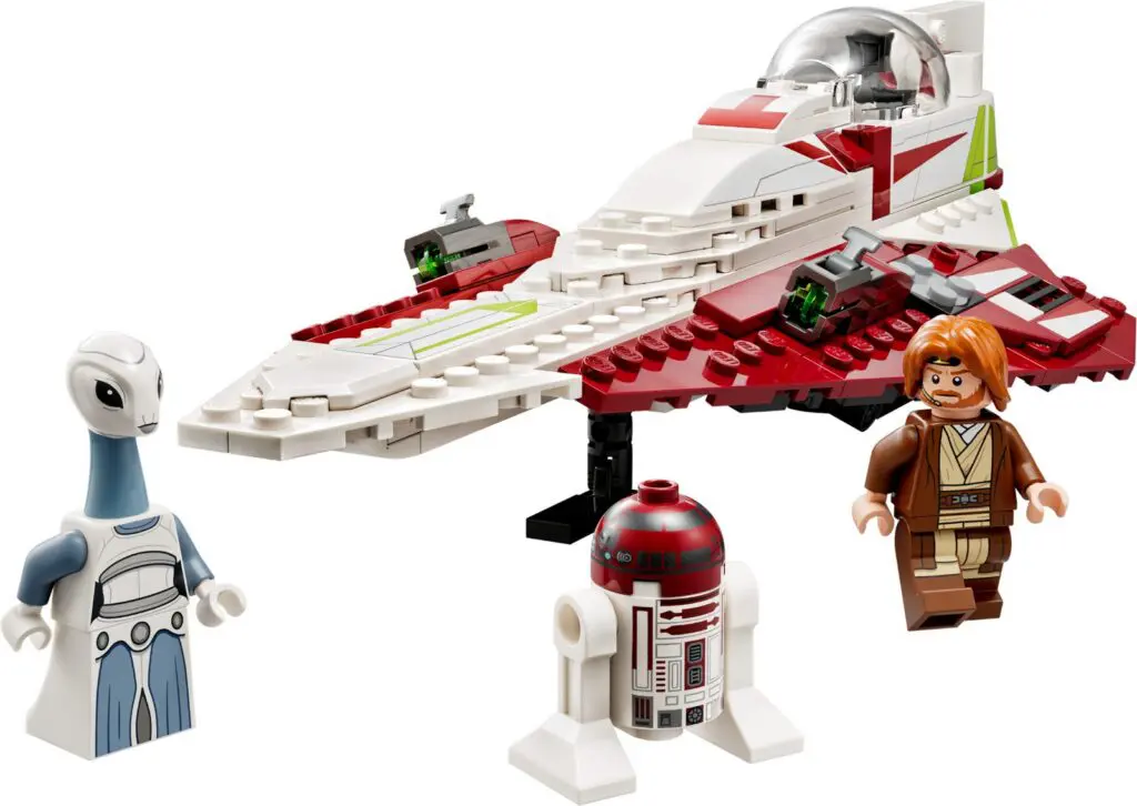 Sci-fi LEGO figures and spacecraft