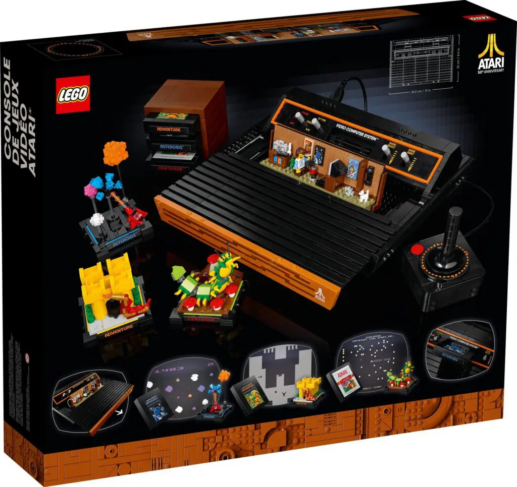Atari 2600 LEGO set display