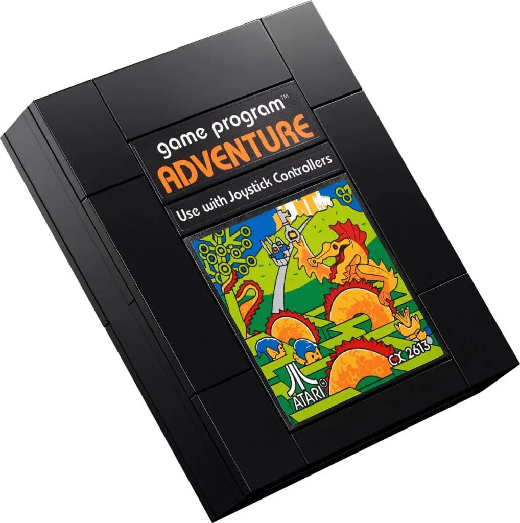 Vintage video game cover art