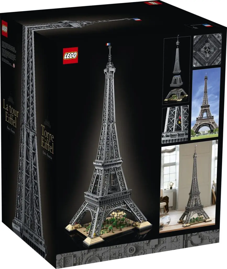 LEGO architecture Eiffel Tower model box
