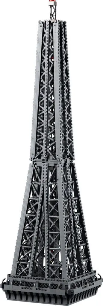Eiffel Tower constructed with LEGO bricks