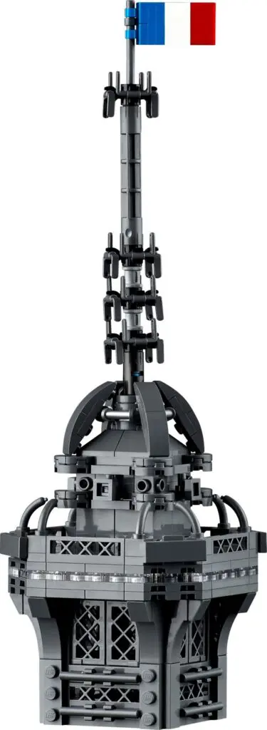 LEGO tower with French flag