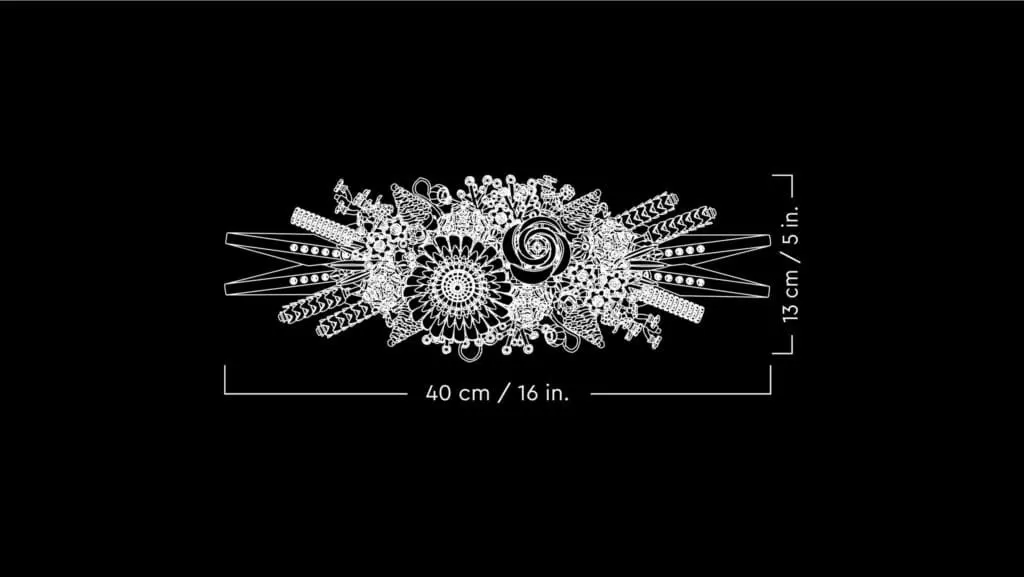 Detailed floral pattern illustration