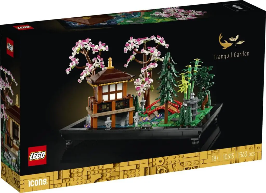 Japanese garden LEGO model