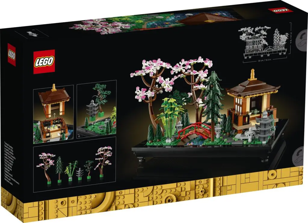 LEGO Japanese garden set box