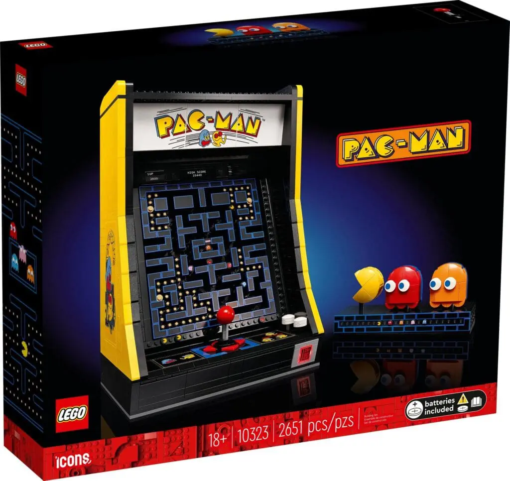 Pac-Man LEGO set with ghosts