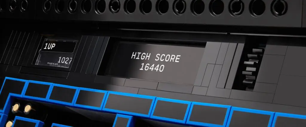Close-up of vintage game scoreboard