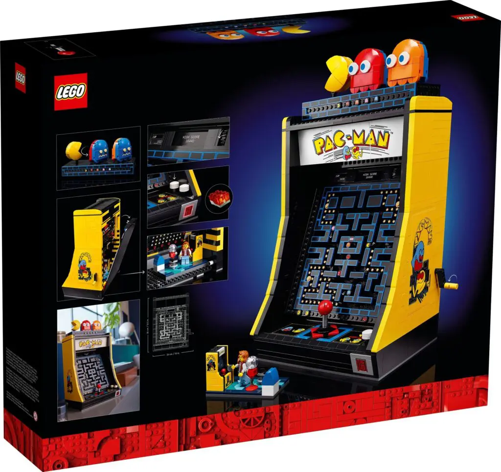 LEGO Pac-Man arcade set packaging