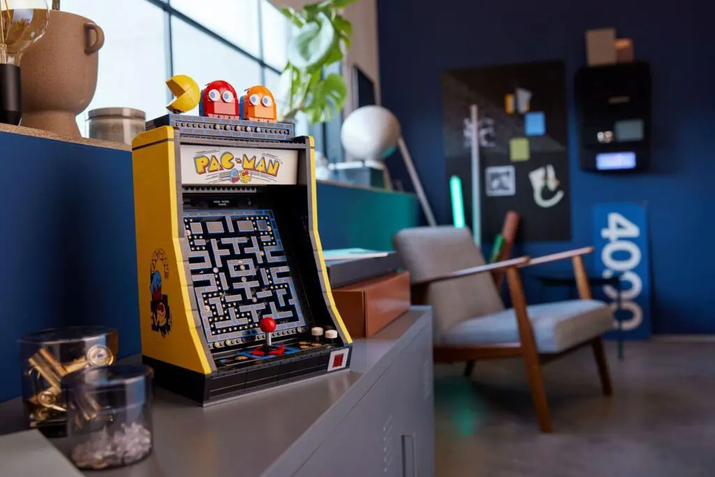 Retro Pac-Man game decor in office