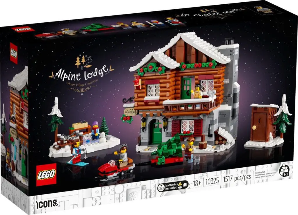 Winter lodge LEGO building set