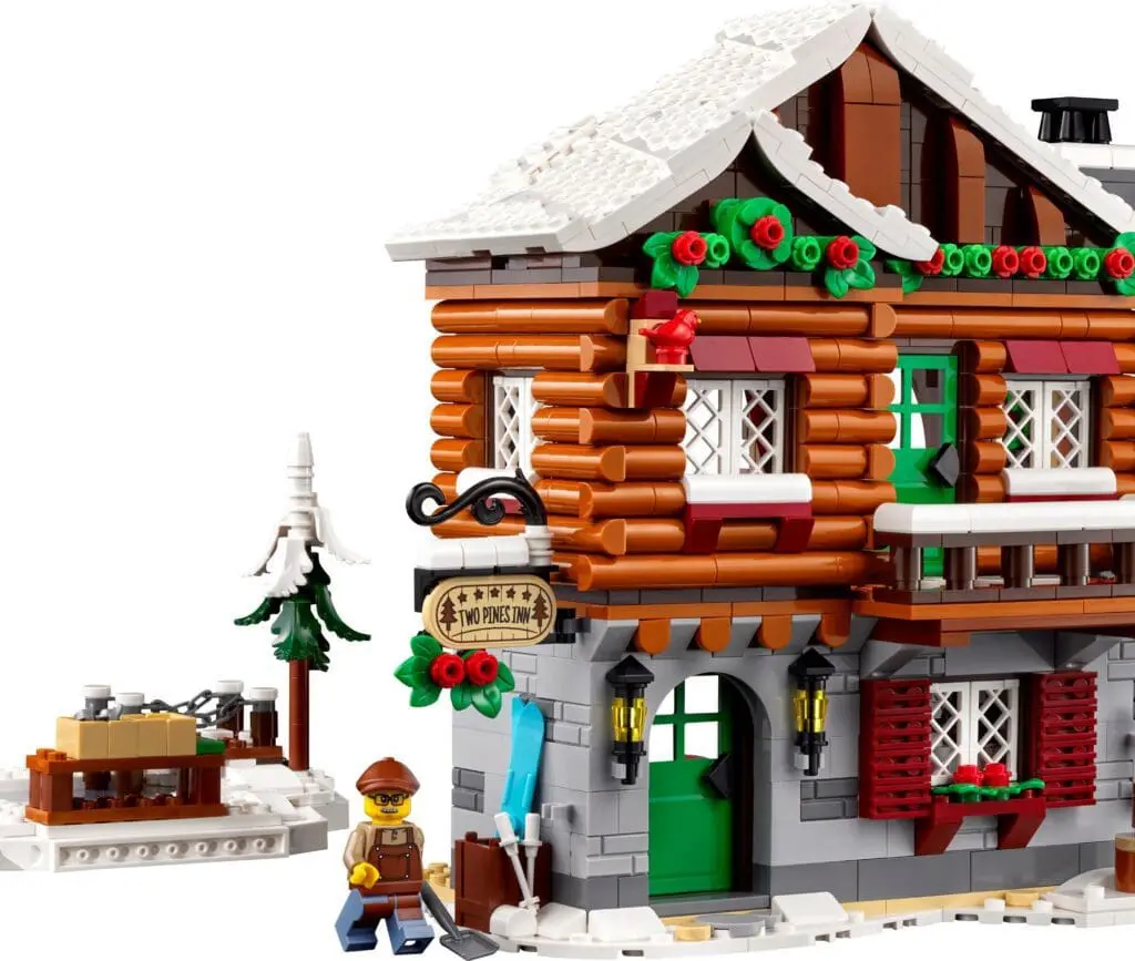 Holiday-themed Lego set with mini-figure
