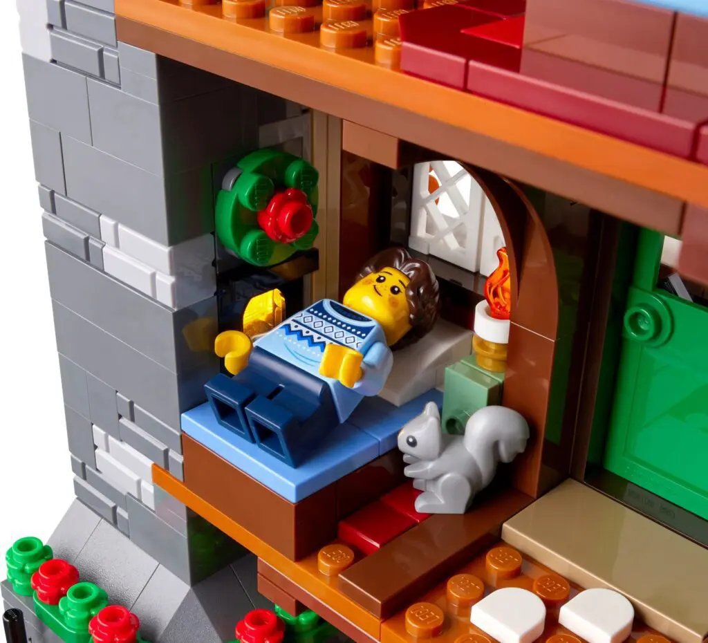 Toy scene of relaxation and nature