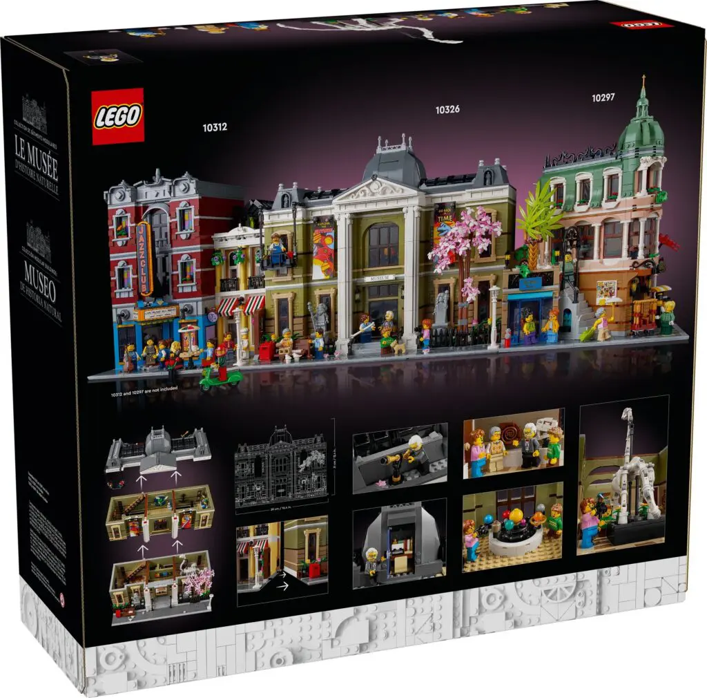 Back of LEGO city-themed package