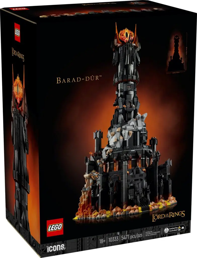 LEGO Barad-dûr set box