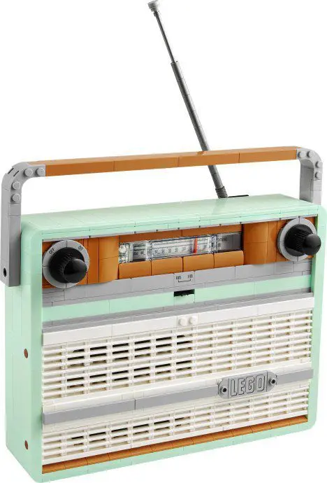 LEGO retro radio with antenna