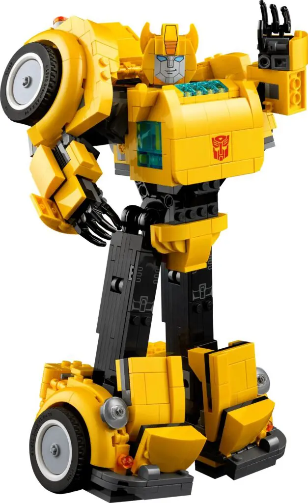 Building block robot figure