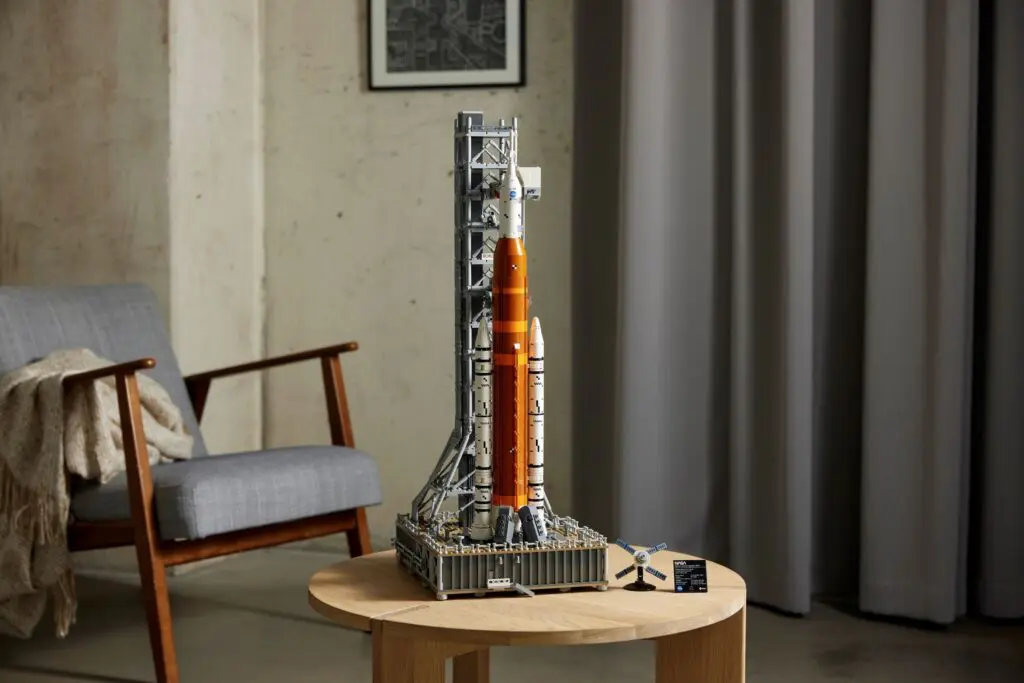 Detailed space shuttle model display