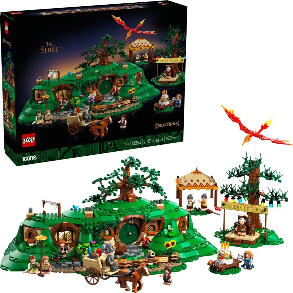 The Shire LEGO set and box