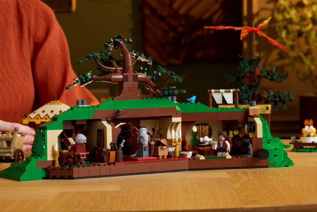 Miniature Hobbit home made of LEGO bricks