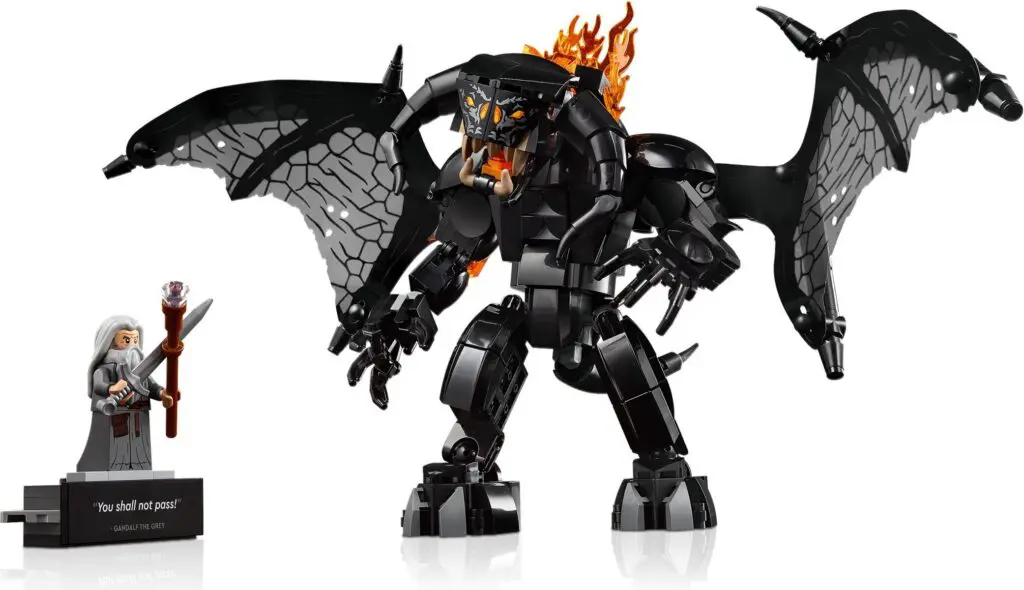 LEGO wizard and dragon set