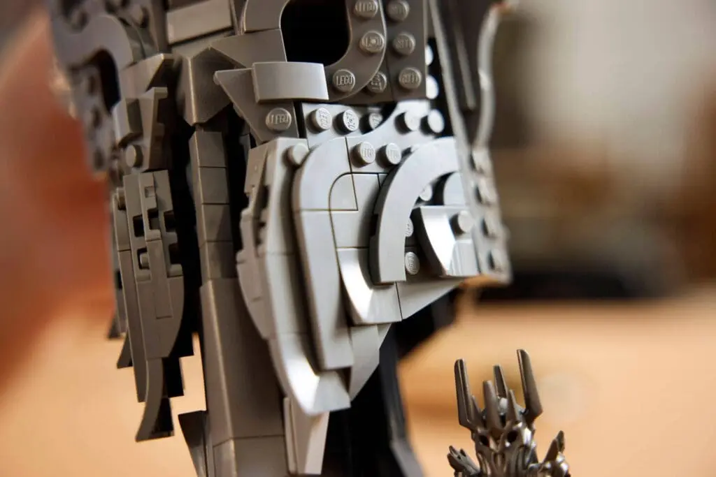 Complex Lego model with fine details
