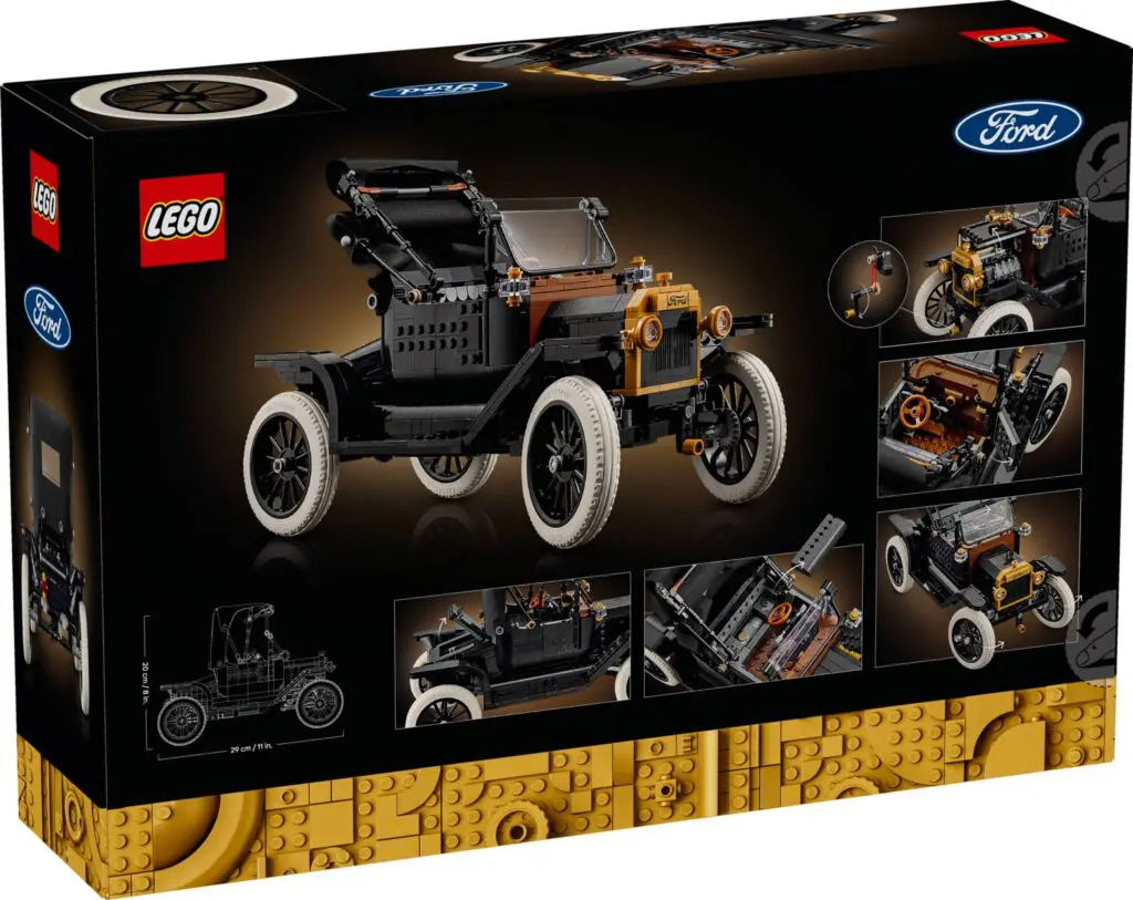 LEGO collectible vintage vehicle set box
