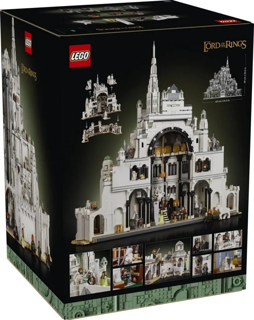 LEGO set with castle and figures