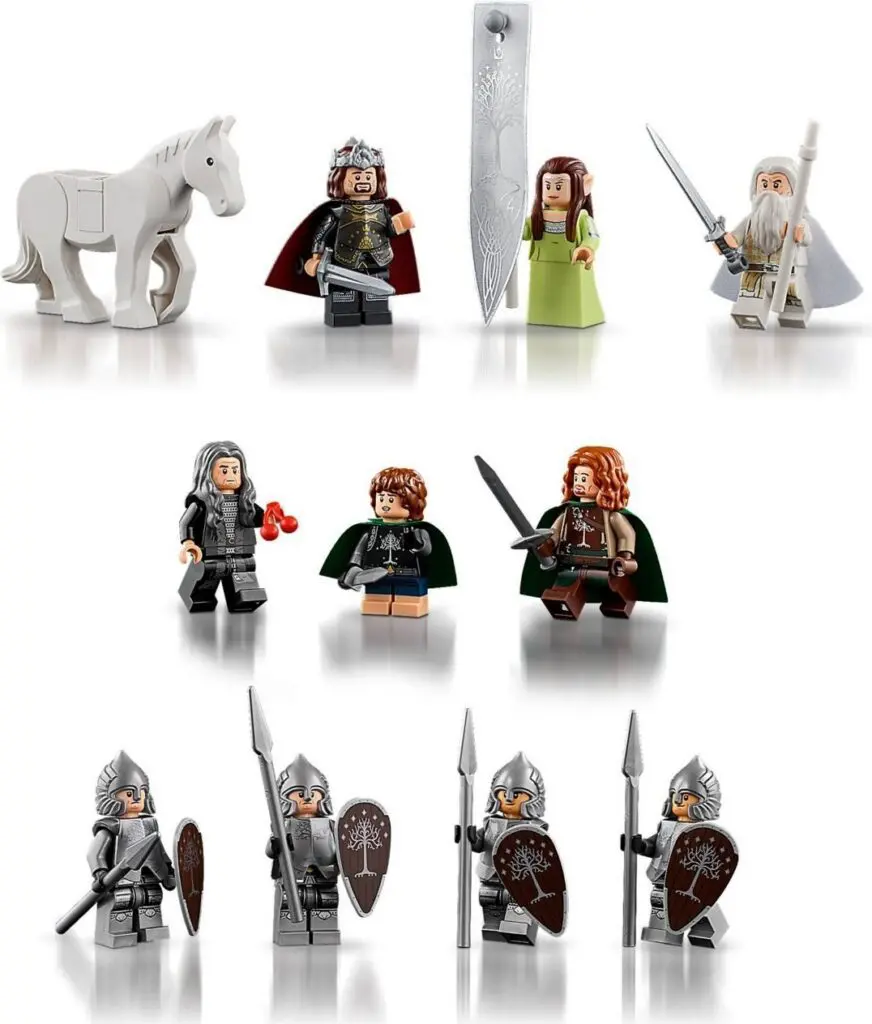 Toy knights and horse set
