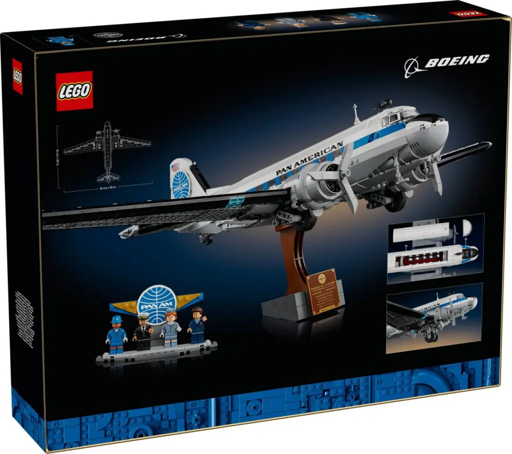 Detailed LEGO airplane set with figures.