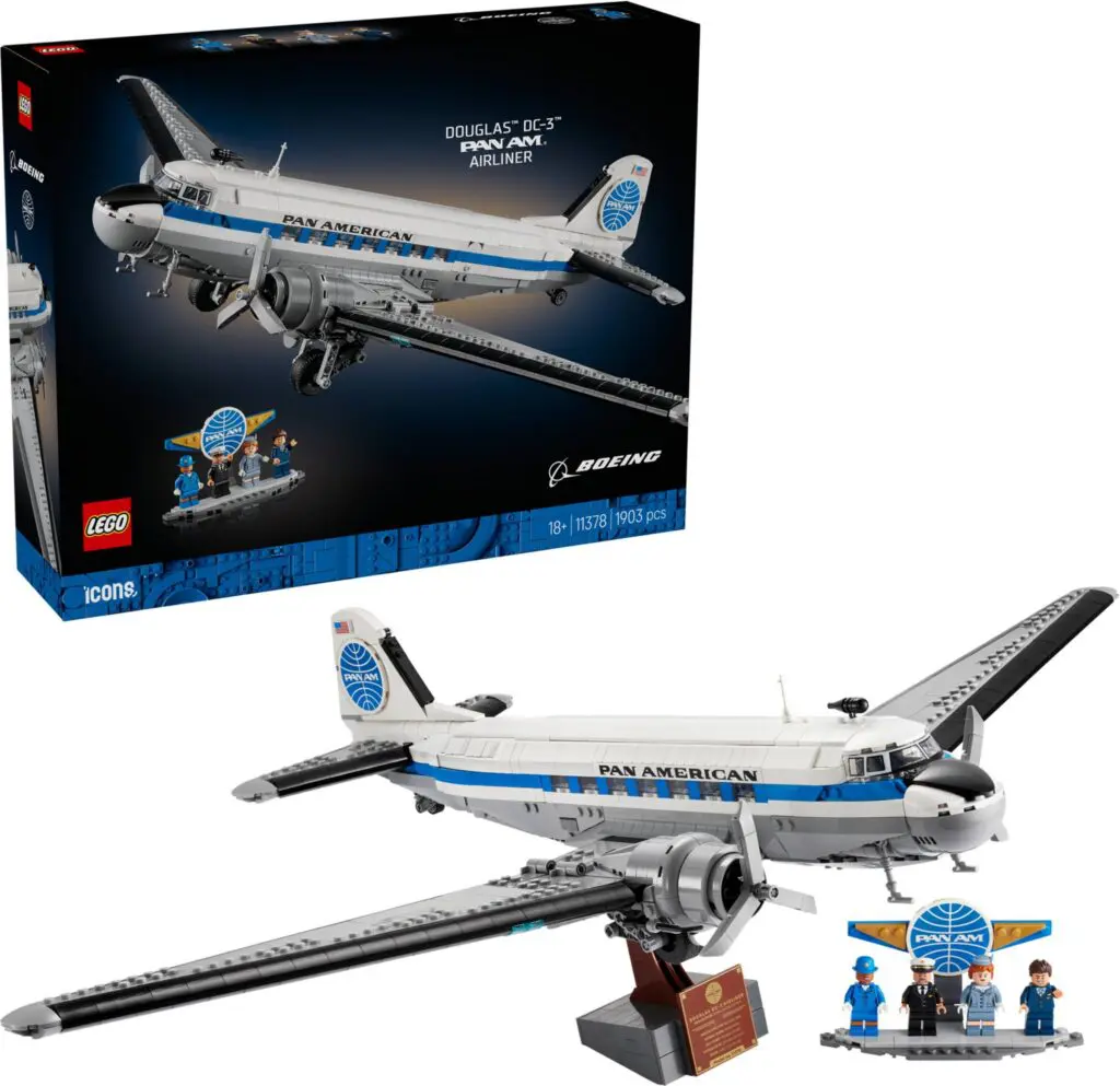 LEGO Pan American airliner set with box