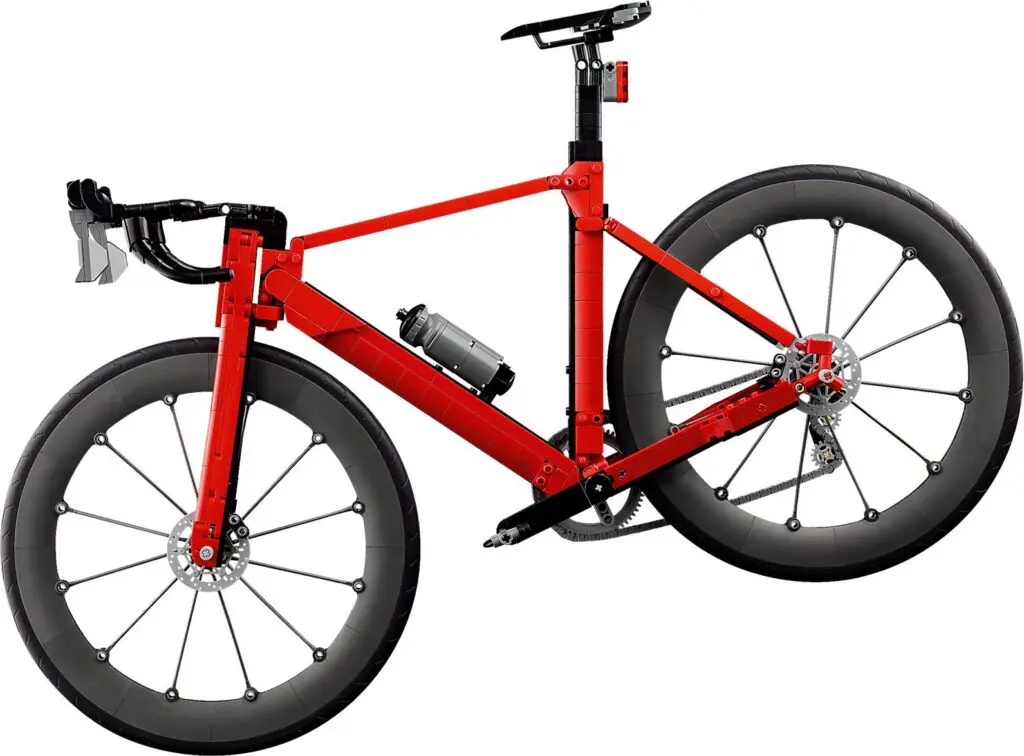 Modern bicycle with unique frame