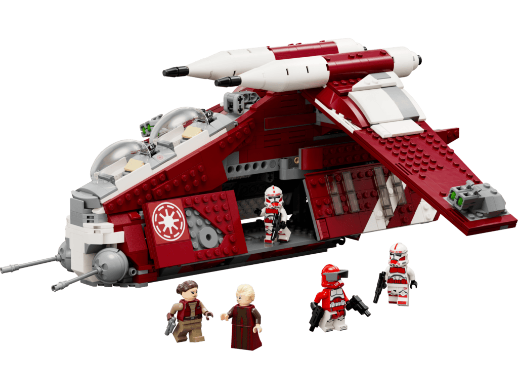 LEGO spaceship with mini figures