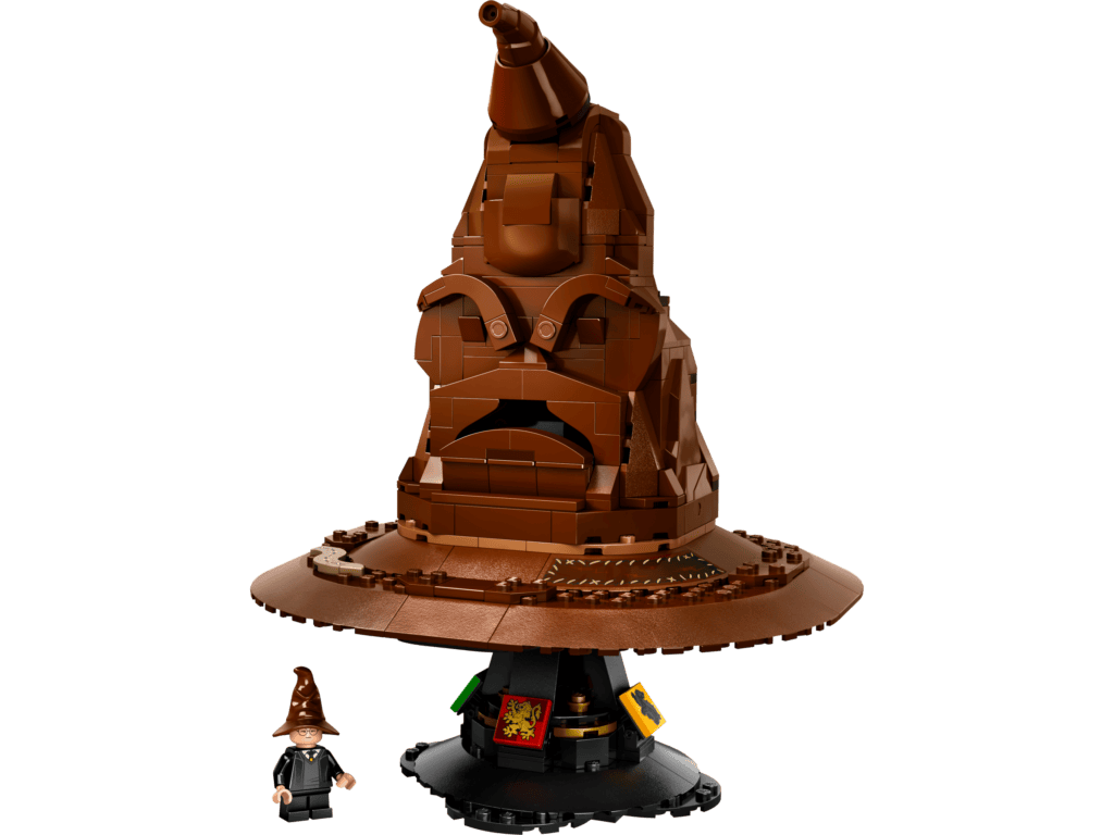 LEGO sorting hat with mini figure