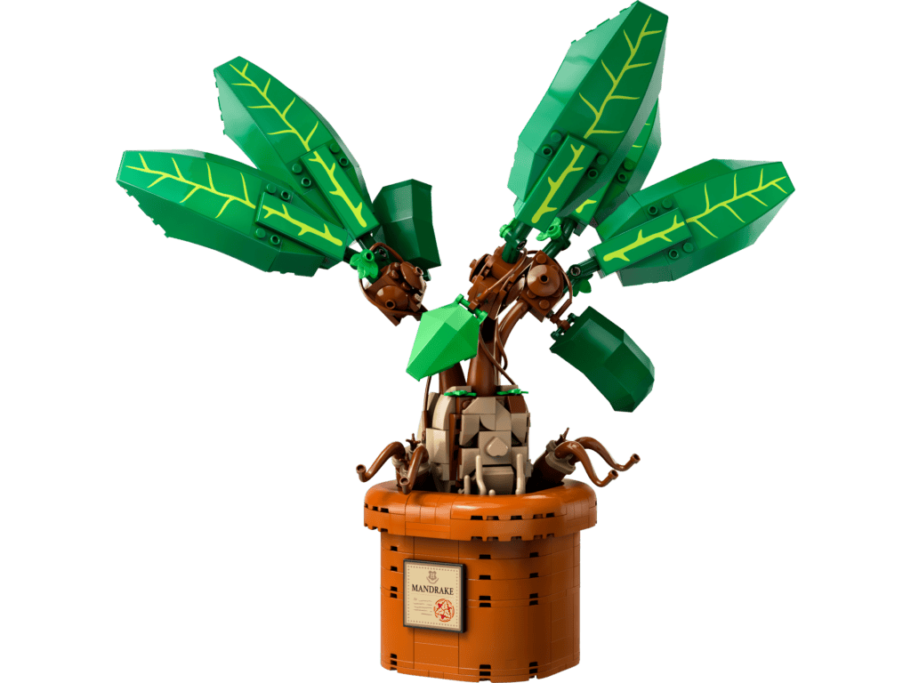 LEGO bonsai with vibrant green foliage