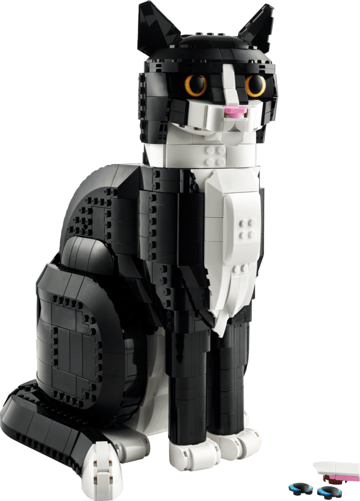 LEGO cat figure with accessories