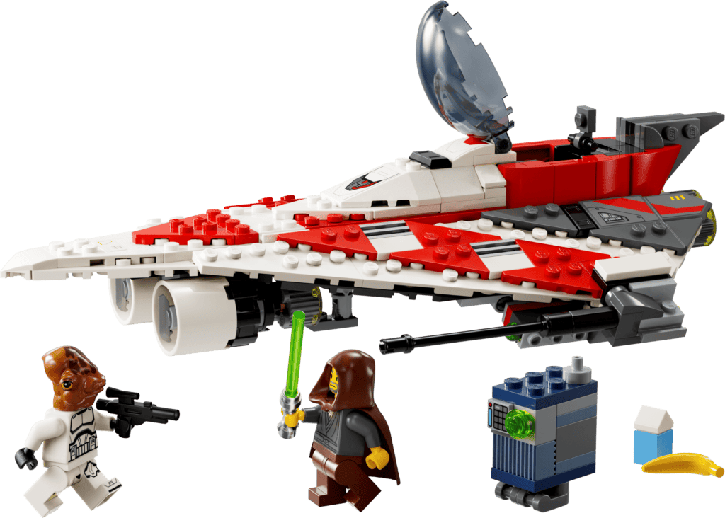 LEGO spaceship with figures and accessories
