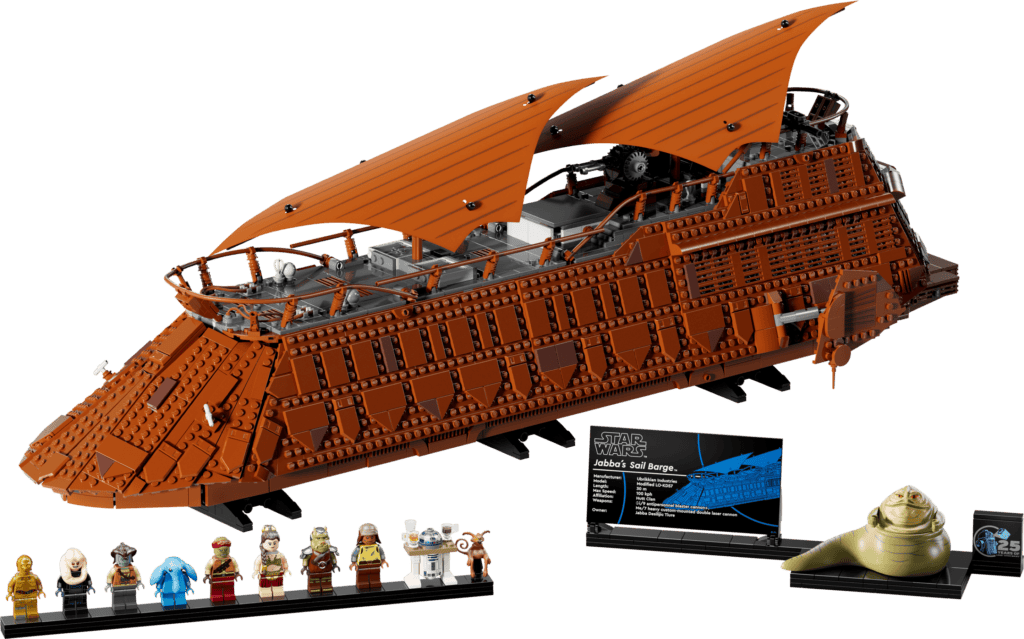 Star Wars LEGO set with characters displayed