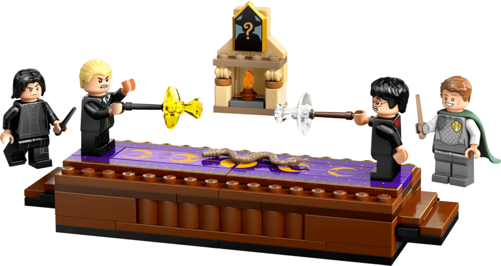 Wizarding duel with LEGO characters