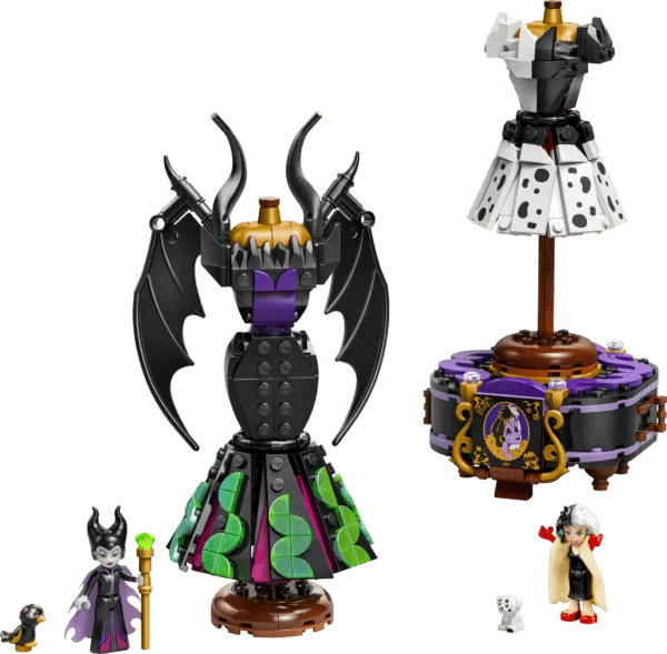Maleficent's and Cruella De Vil's Dresses