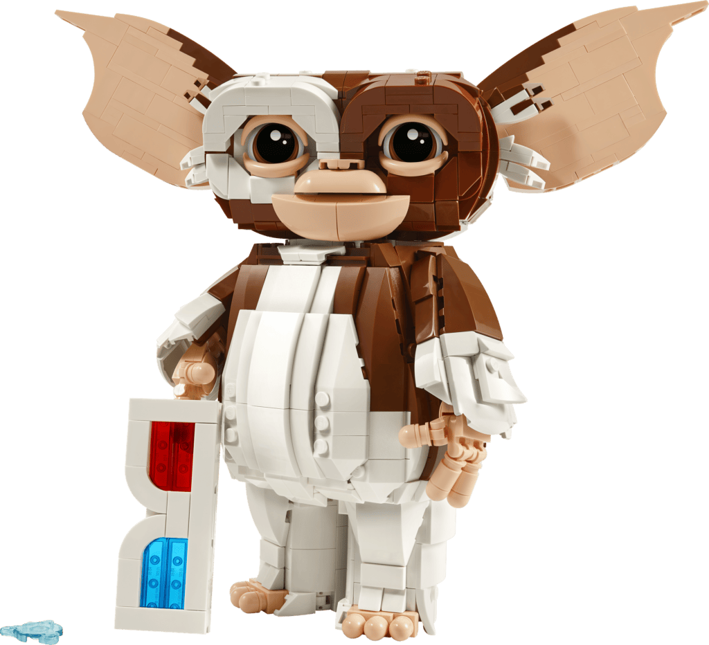 Brown and white LEGO figure