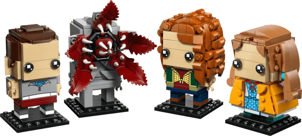 Toy figures with unique hairstyles