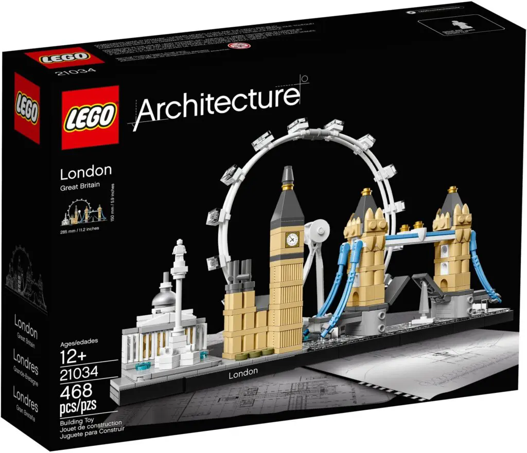 LEGO set featuring London skyline