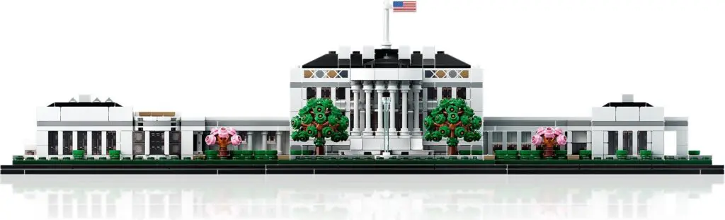 Miniature White House Lego set