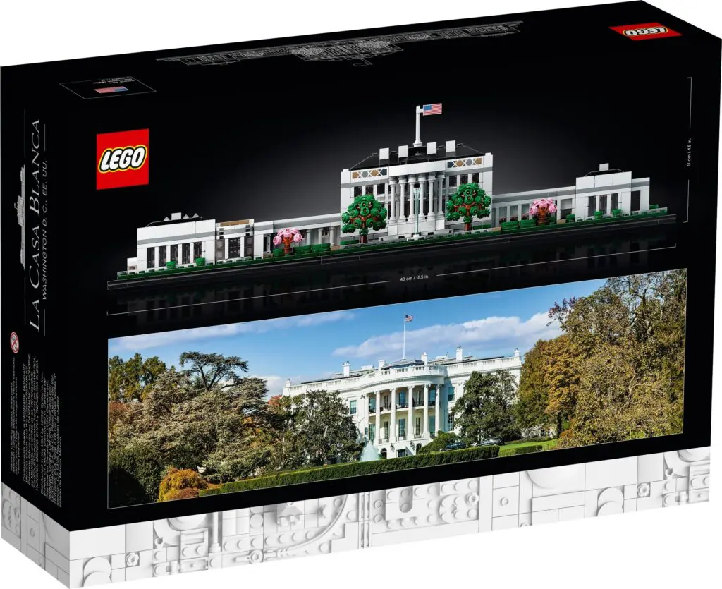 LEGO White House set box