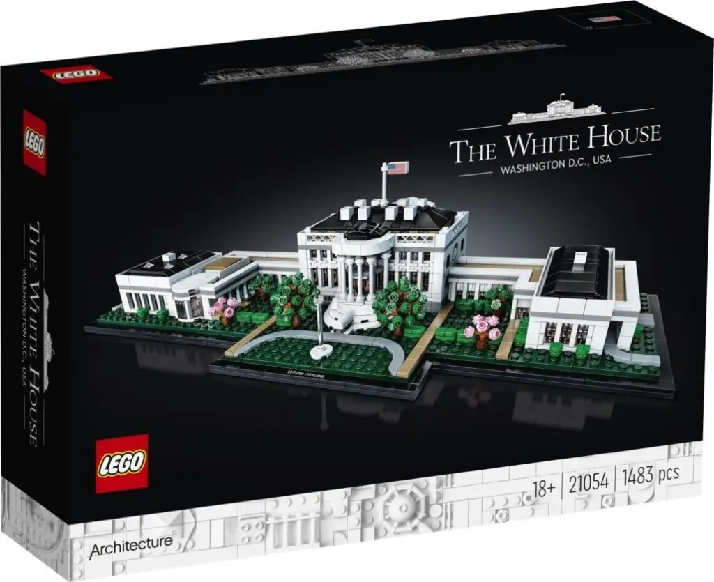LEGO set featuring White House replica