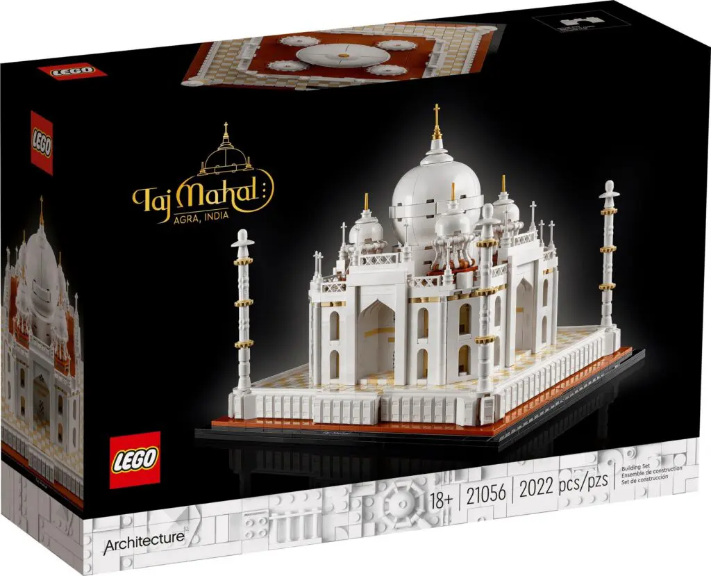 LEGO model of Taj Mahal box