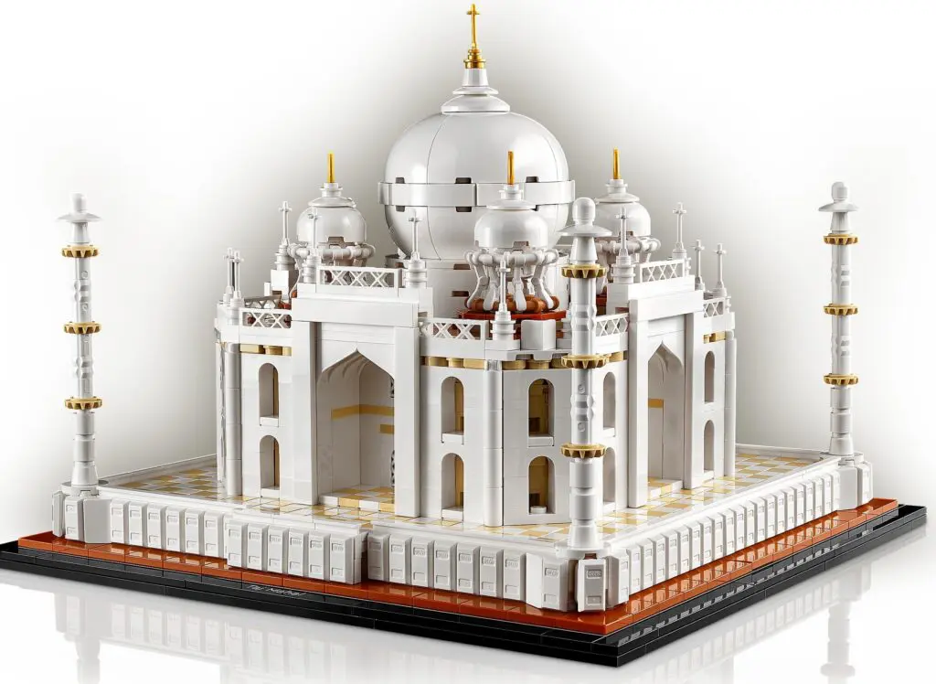 Detailed LEGO Taj Mahal architecture model