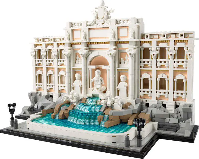 Lego model of Trevi Fountain