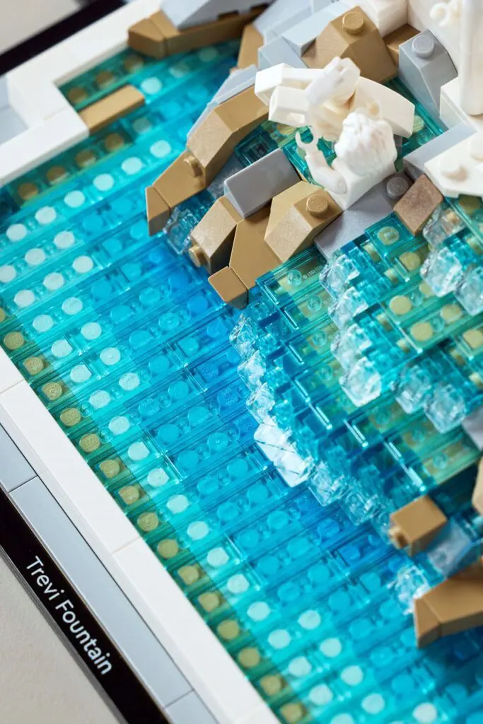 LEGO Trevi Fountain model